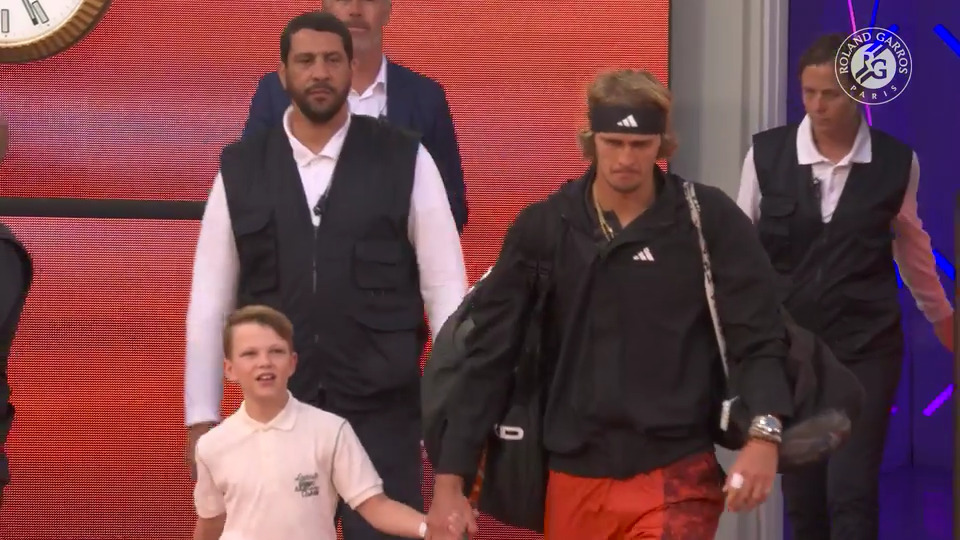 Entrée de Rêve Alix et Sacha ZVEREV