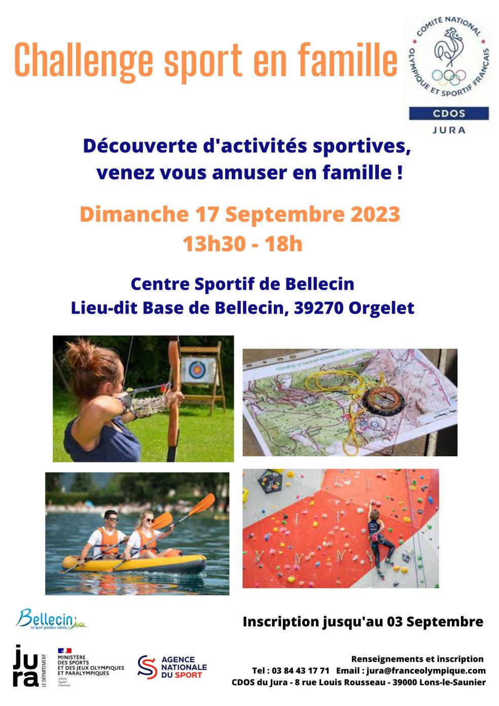 Affiche Challenge Sport en Famille